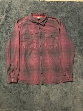 DC red and black flannel